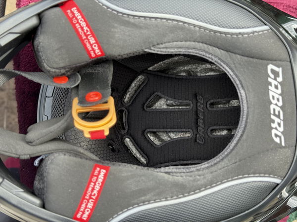 L'interno del Caberg GP01