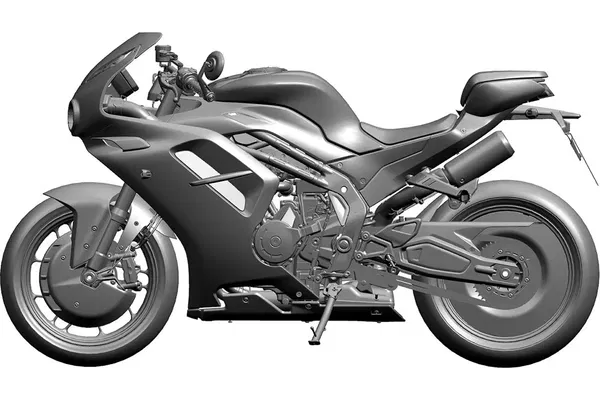 Immagini di brevetto che mostrano una nuova versione del voom 500SR