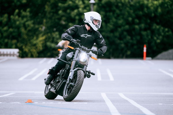 Livewire Motorcycle viene utilizzata per l'esercizio di allenamento. Credito - Livewire
