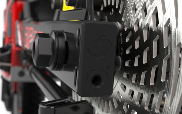 I freni a disco sul OSET sono estremamente potenti