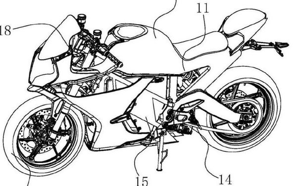 La bici è visivamente simile alle bici sportive esistenti di CFMOTO