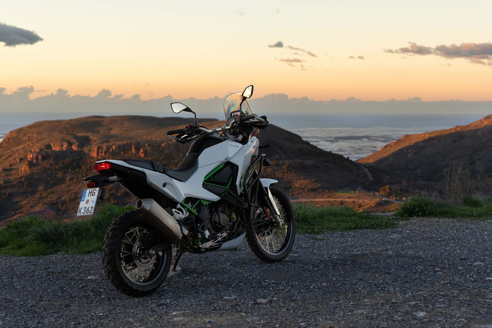 La Kawasaki KLE500 del 2026 - statica