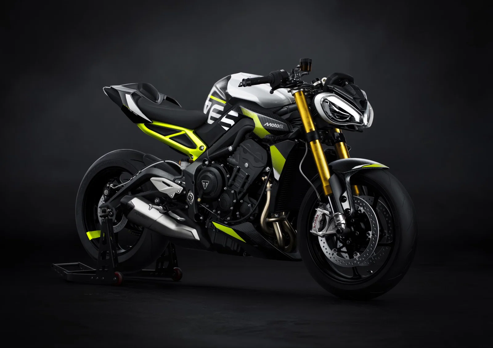 La Triumph Street Triple 765 Moto2 Edition - statica