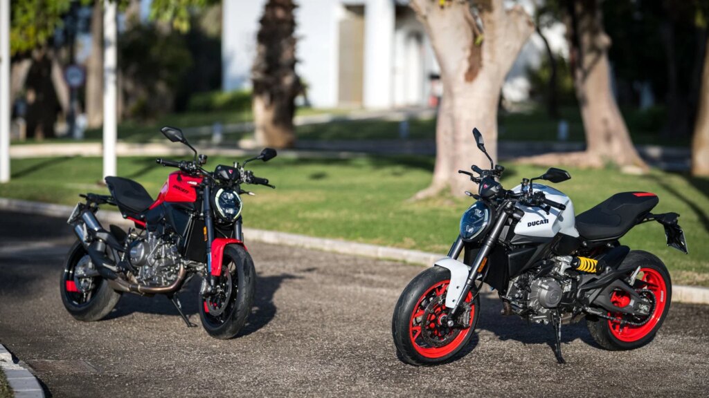 2026 Ducati Monster V2 bikes.
