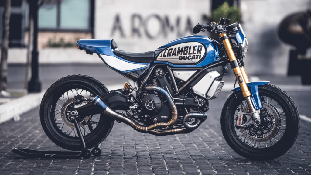 Custom build Ducati Scrambler. Credit - Ducati.