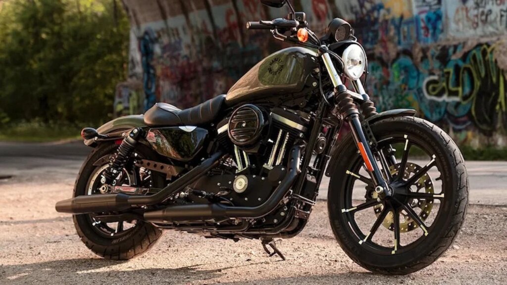 A Harley-Davidson 883 Sportster Iron
