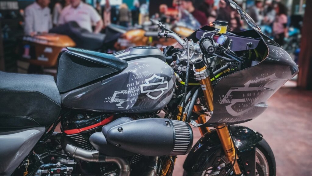 Harley-Davidson Bagger World Cup prototype.