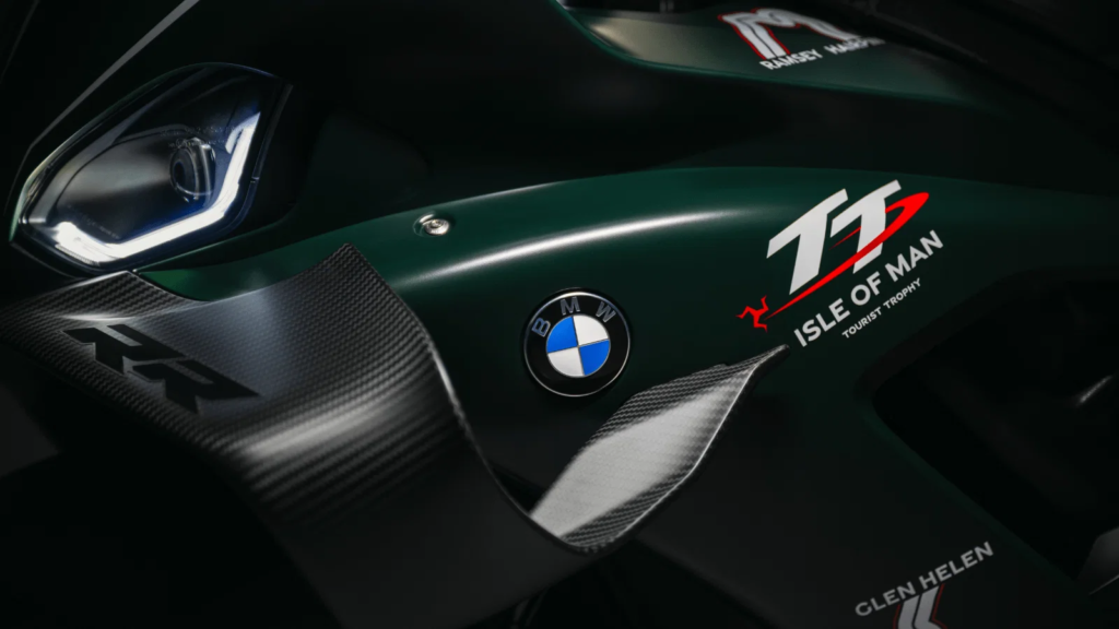 The new BMW M1000 RR Limited Edition Isle of Man TT.