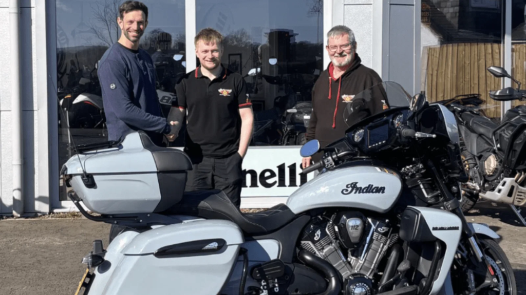 Indian Motorcycle and Holywood Service Station.