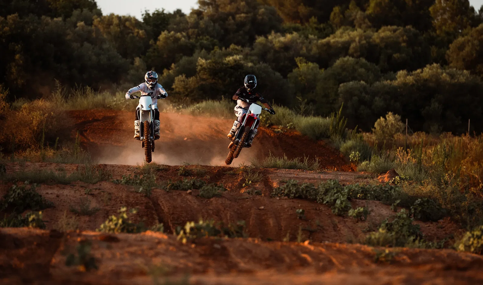 Moto da cross rigide