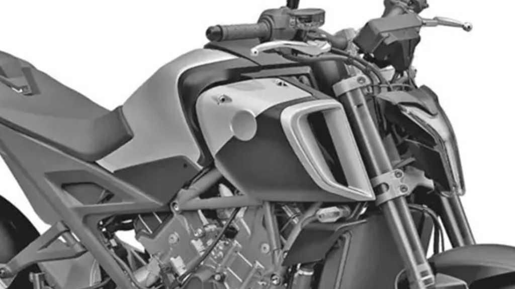 A patent image of the Honda V3R 900 E-Compressor