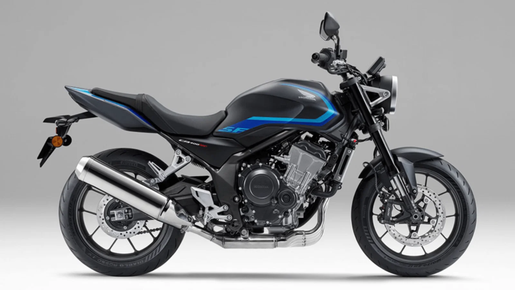 New Honda CB400 Super Four E-Clutch as a production-ready model