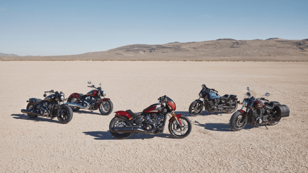 Indian Motorcycle Scout models.