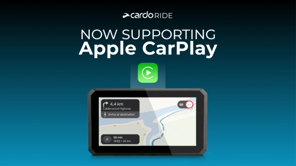 Cardo strikes partnership with Apple.