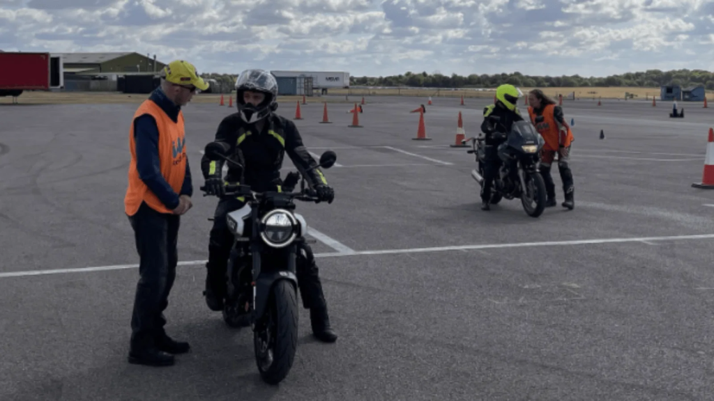 The charity conducting training for young riders in the UK. Credit: IAM RoadSmart/Facebook.