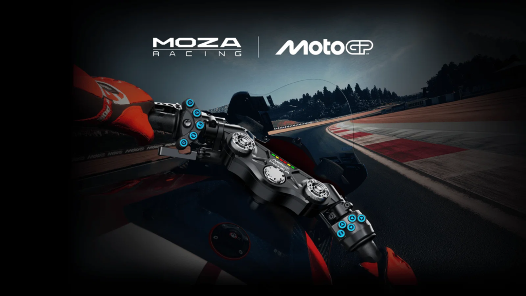 Moza Racing officially licensed MotoGP gaming controller
