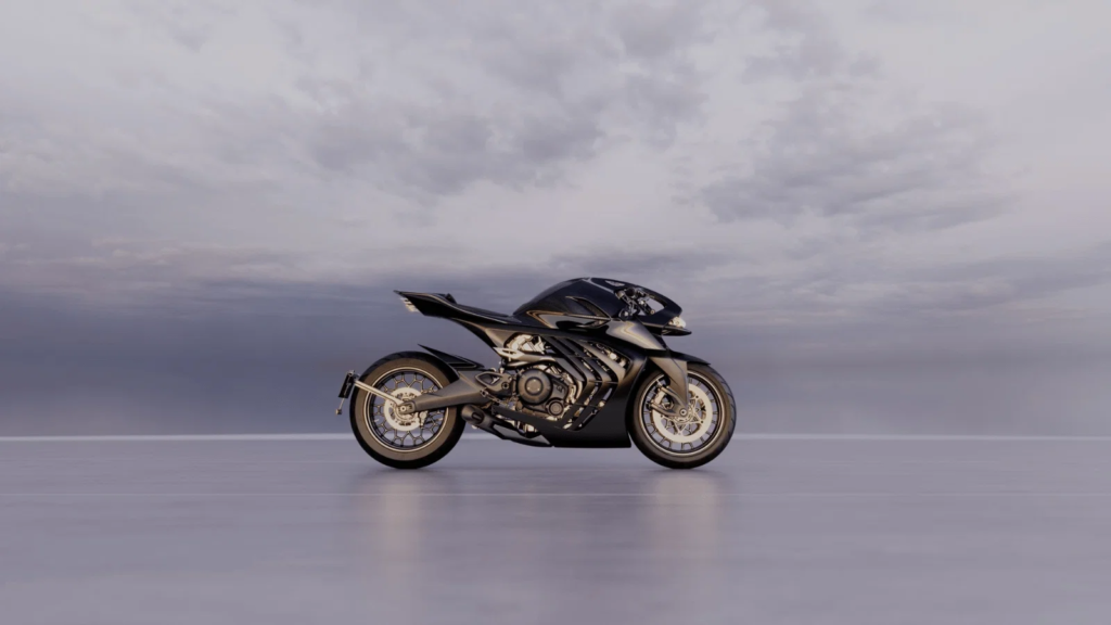 Aston Martin has revealed its first-ever road-legal motorcycle.