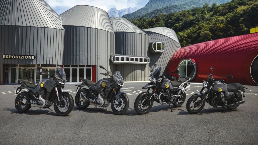The new 105th Anniversary Moto Guzzi range
