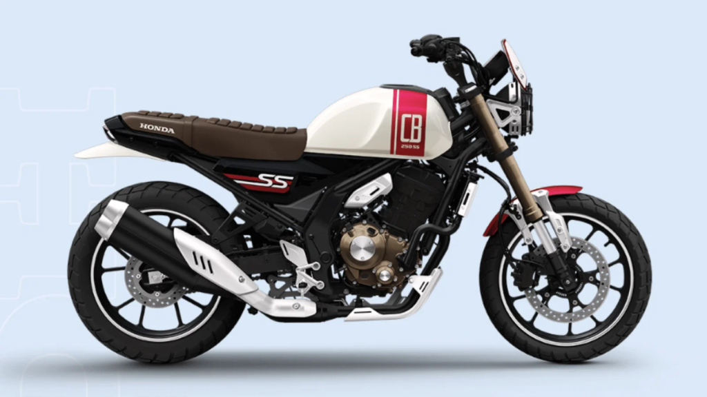 The new Honda CB250SS scrambler Concept. Credit: Honda.