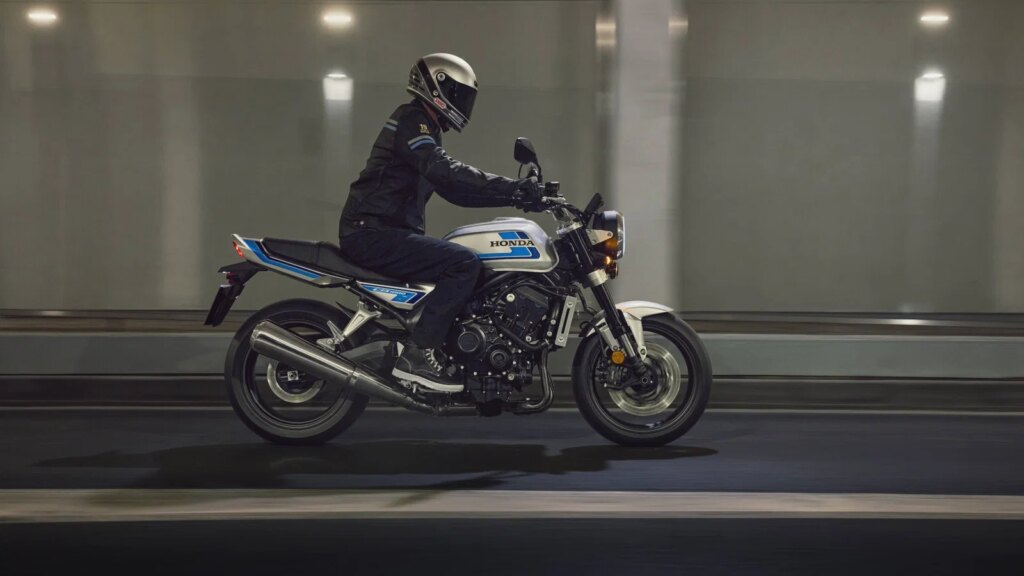 Honda CB1000F on the road.